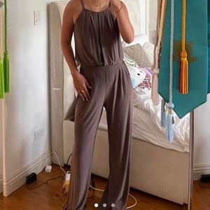 LeShop Brown Chained Jumpsuit